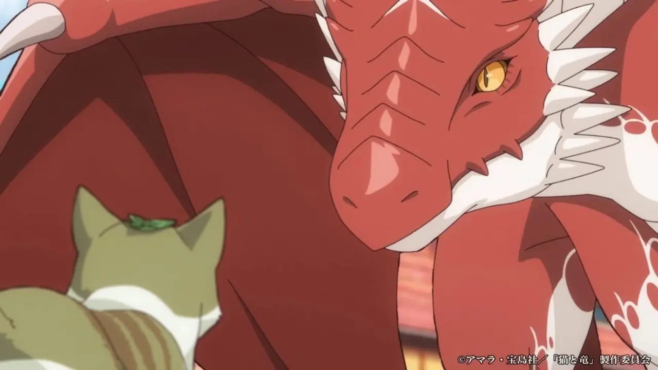 صورة انمي القط والتنين (2)