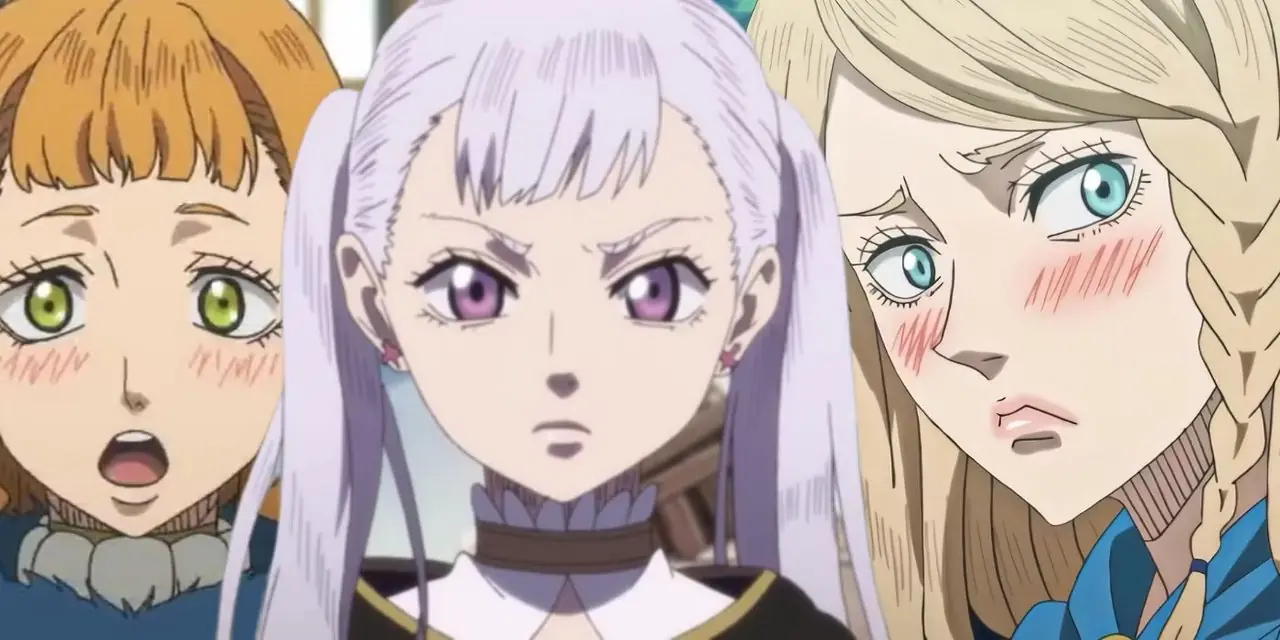 Noelle Charlotte y Mimosa son parte de parejas populares en Black Clover