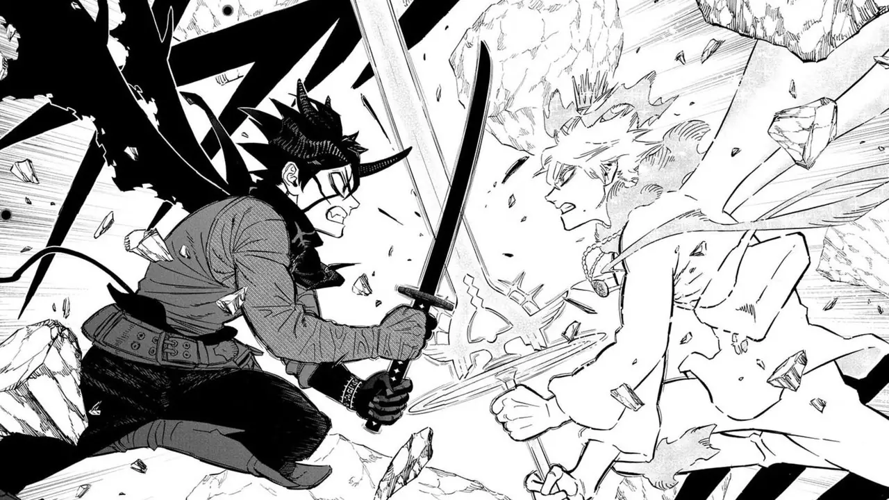 Un fotograma del capítulo final de Black Clover