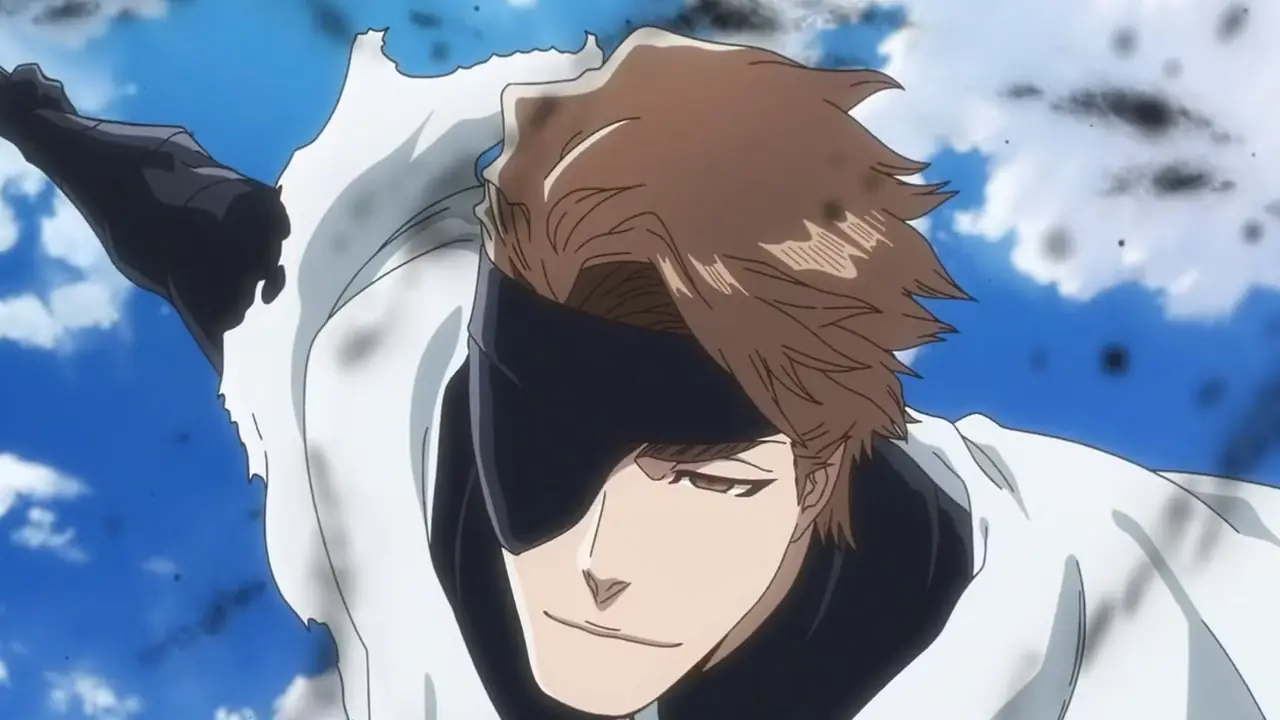 Aizen como se ve en Bleach Thousand Year Blood War