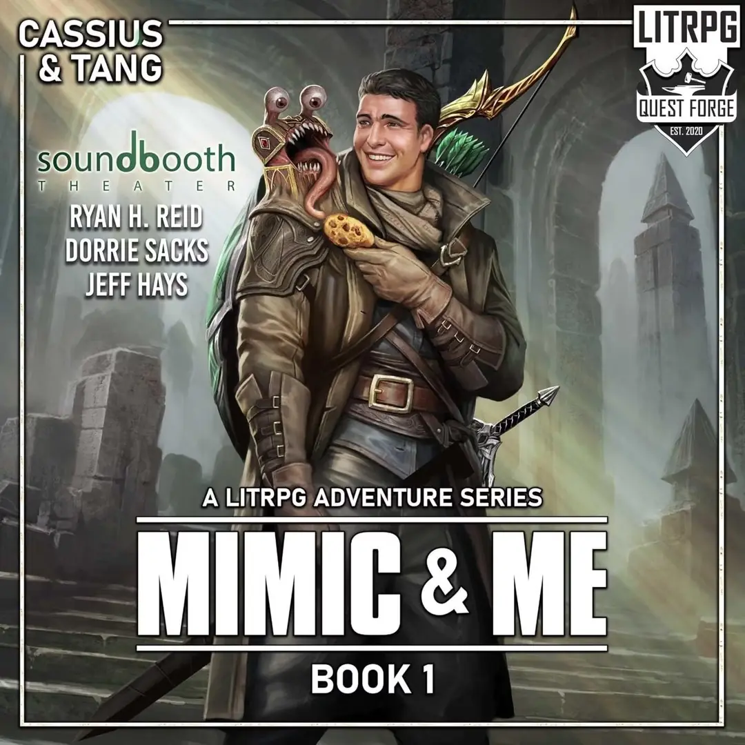 A capa do audiolivro Mimic & Me de Cassius & Tang A capa do audiolivro Mimic & Me de Cassius & Tang