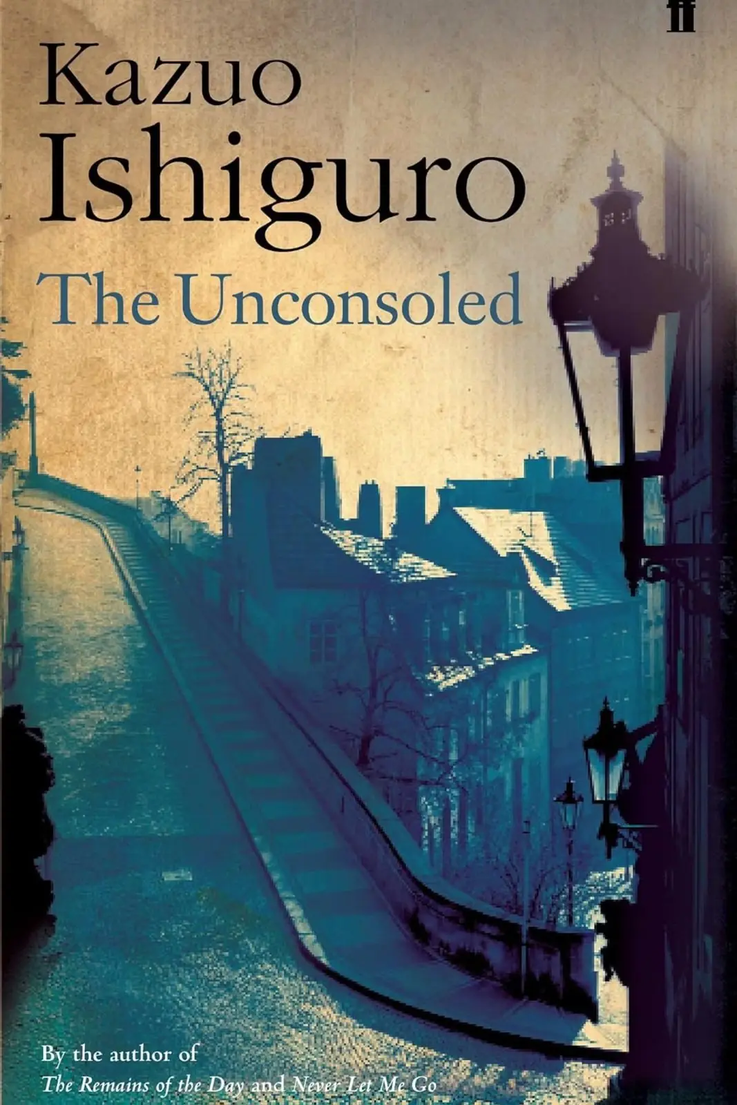 A capa de The Unconsoled de Kazuo Ishiguro A capa de The Unconsoled de Kazuo Ishiguro
