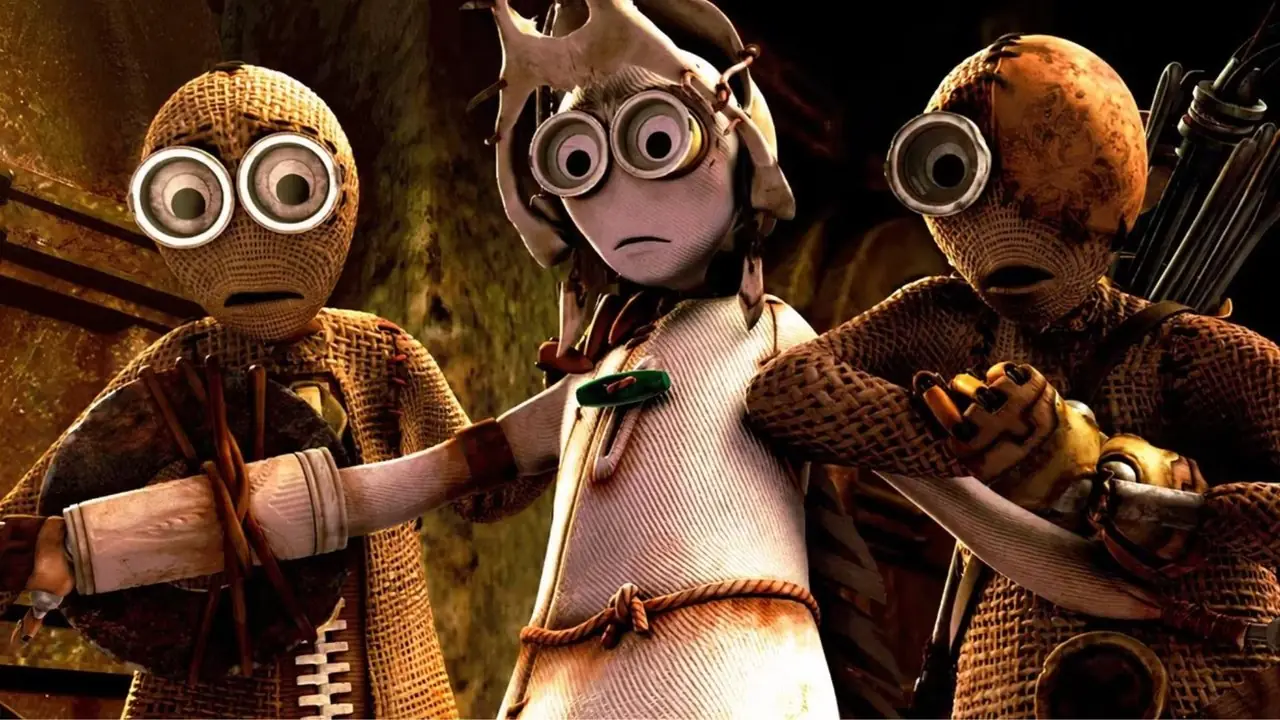 9, 5 och 7 ser rädda ut i den animerade filmen 9 (2009) 9, 5 och 7 ser rädda ut i den animerade filmen 9 (2009)