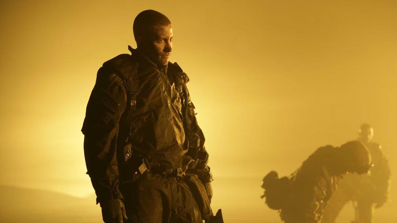 Jake Gyllenhaal en una niebla amarilla en Jarhead