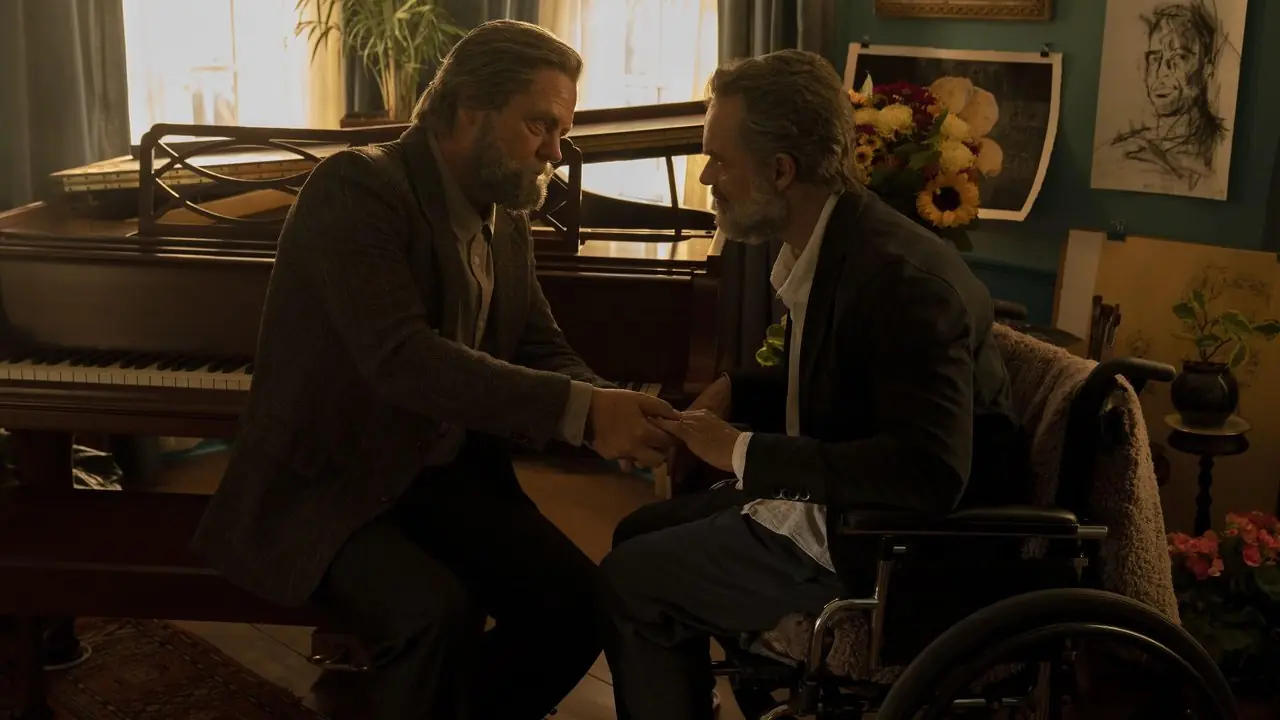 Bill (Nick Offerman) sosteniendo la mano de Frank (Murray Bartlett) al final de sus vidas en The Last of Us. Bill (Nick Offerman) sosteniendo la mano de Frank (Murray Bartlett) al final de sus vidas en The Last of Us.