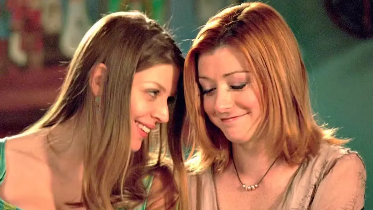 Tara y Willow en Buffy, la cazavampiros. Tara y Willow en Buffy, la cazavampiros.