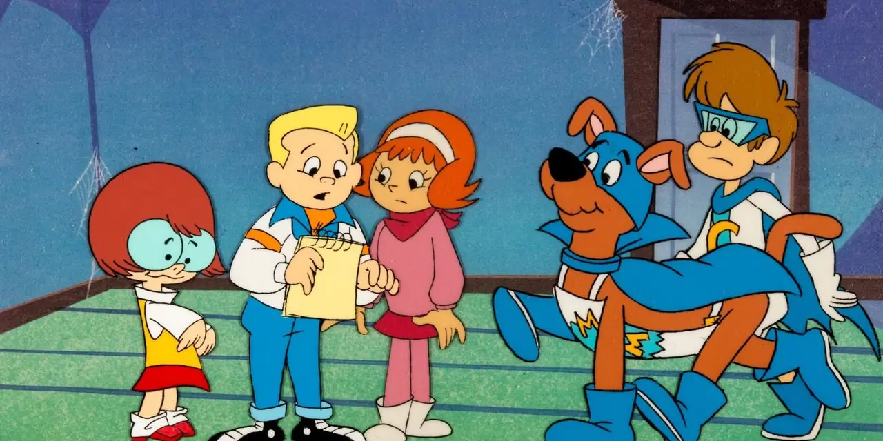Банда Mystery Inc. в детстве в щенке по имени Скуби-Ду Банда Mystery Inc. в детстве в щенке по имени Скуби-Ду