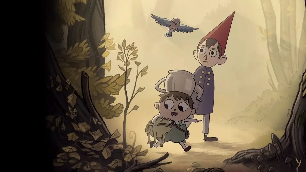 Wirt och Greg går genom det okända i Over the Garden Wall