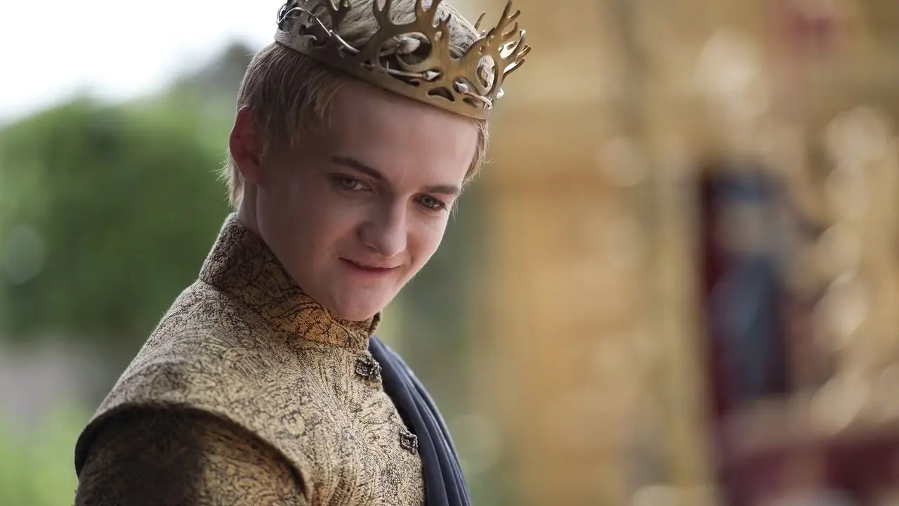Standbild von Jack Gleeson als Joffrey Baratheon in Game of Thrones.