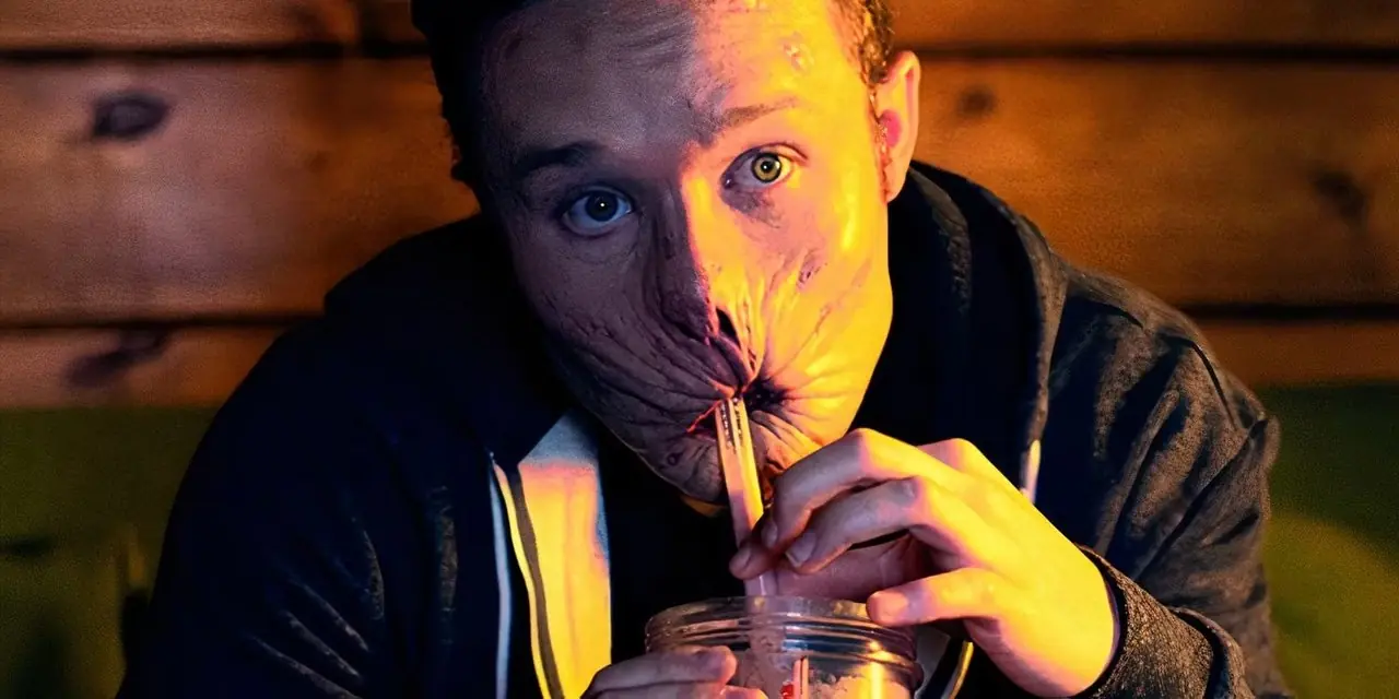 Arseface يشرب شيئًا ما في Preacher