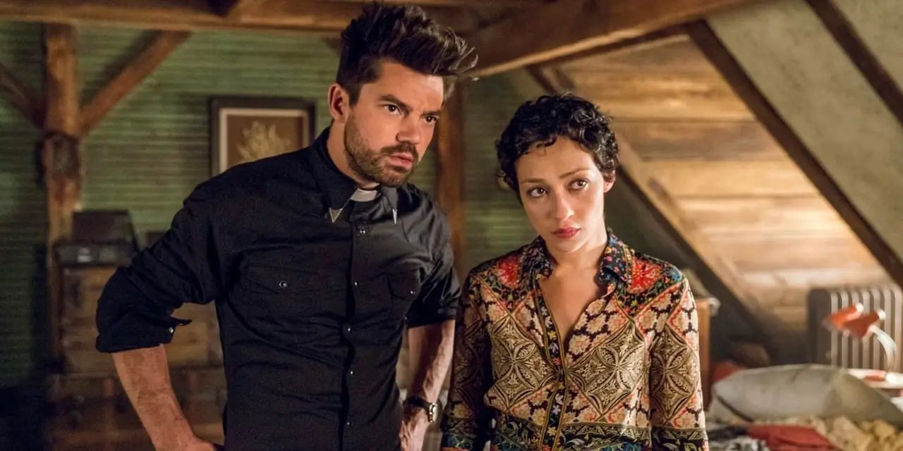 Jesse in piedi con Tulip in Preacher