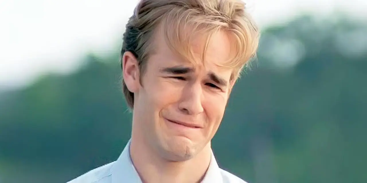 James Van Der Beek tritt in Staffel 3 von Dawson's Creek dem weinenden Dawson gegenüber James Van Der Beek tritt in Staffel 3 von Dawson's Creek dem weinenden Dawson gegenüber