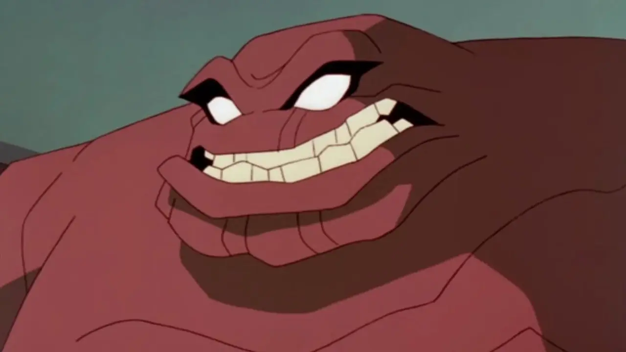Clayface con expresión severa Clayface con expresión severa
