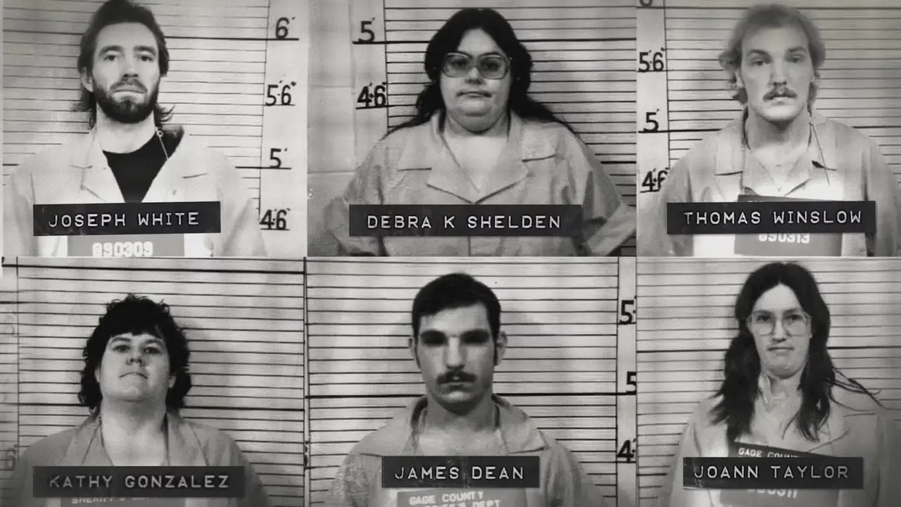 Zdjęcia Beatrice Six w filmie dokumentalnym HBO Mind Over Murder. Zdjęcia Beatrice Six w filmie dokumentalnym HBO Mind Over Murder.