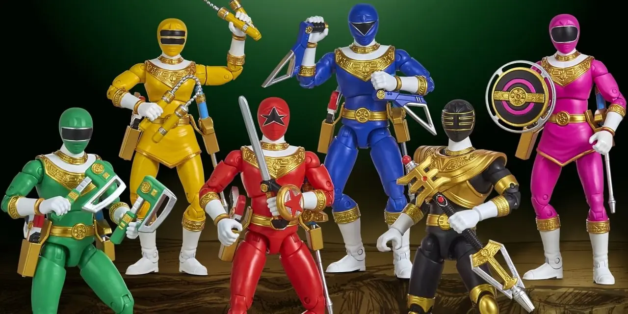 Las figuras de Zeo Ranger de la línea Power Rangers Collectors Series