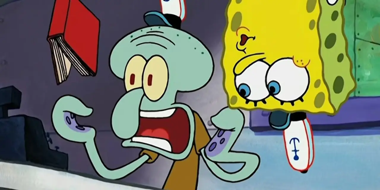 سبونج بوب يخيف Squidward سبونج بوب يخيف Squidward