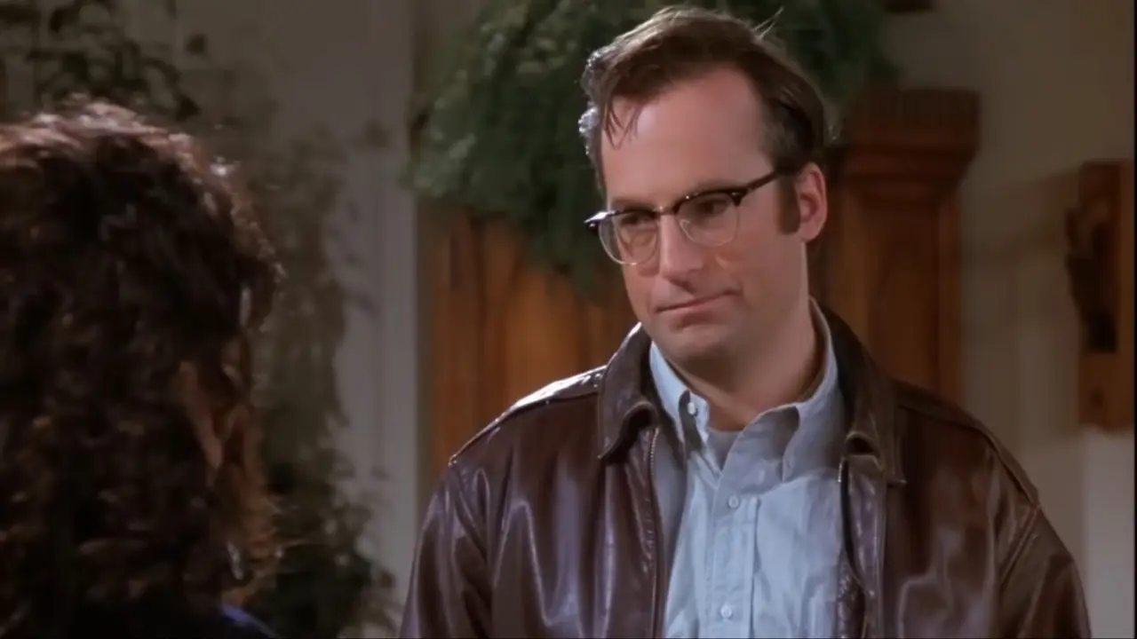 Julia Louis-Dreyfus et Bob Odenkirk dans Seinfeld sein 8, épisode 9