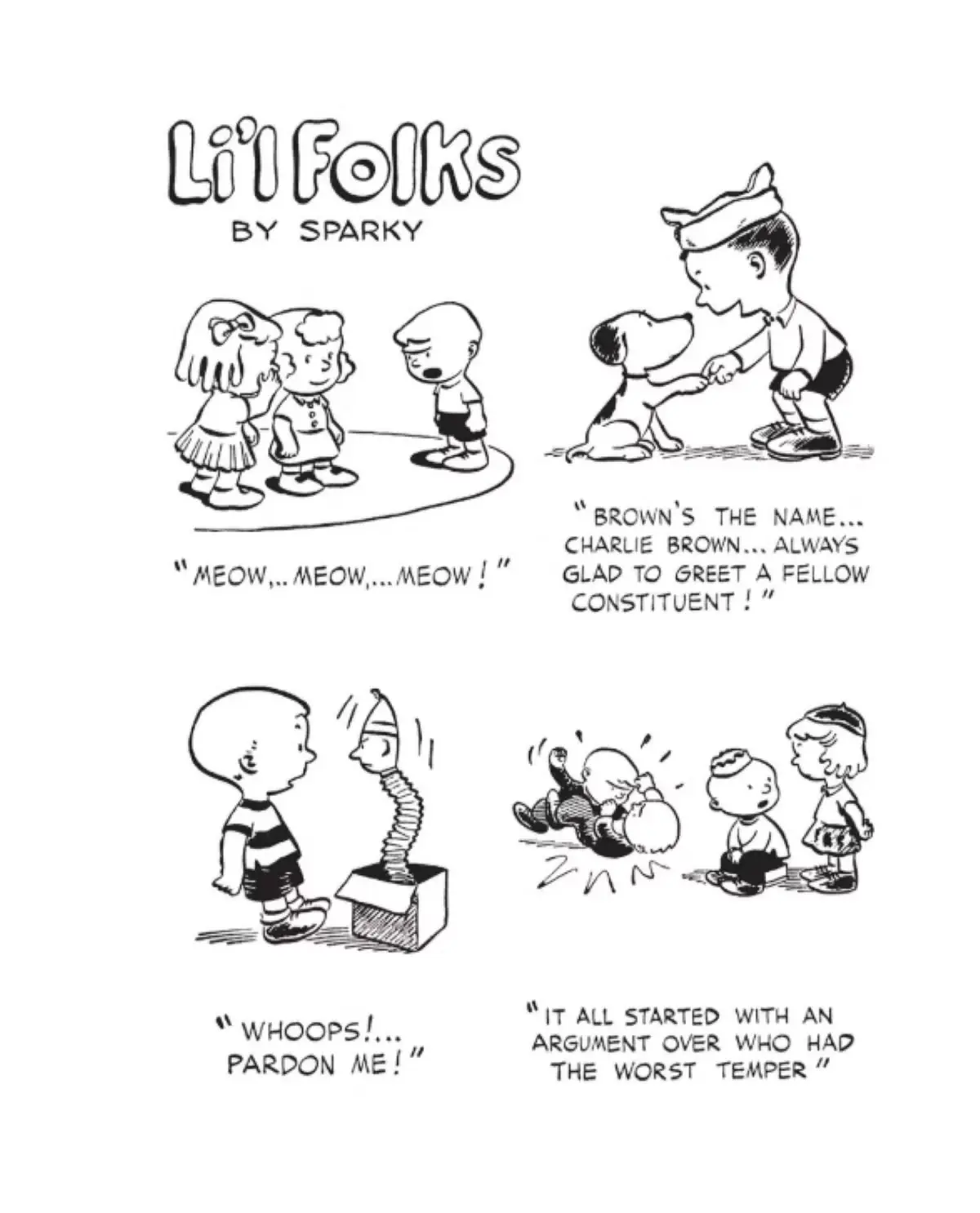 Lil Folks 的名字是查理·布朗 (Charlie Brown) Lil Folks 的名字是查理·布朗 (Charlie Brown)