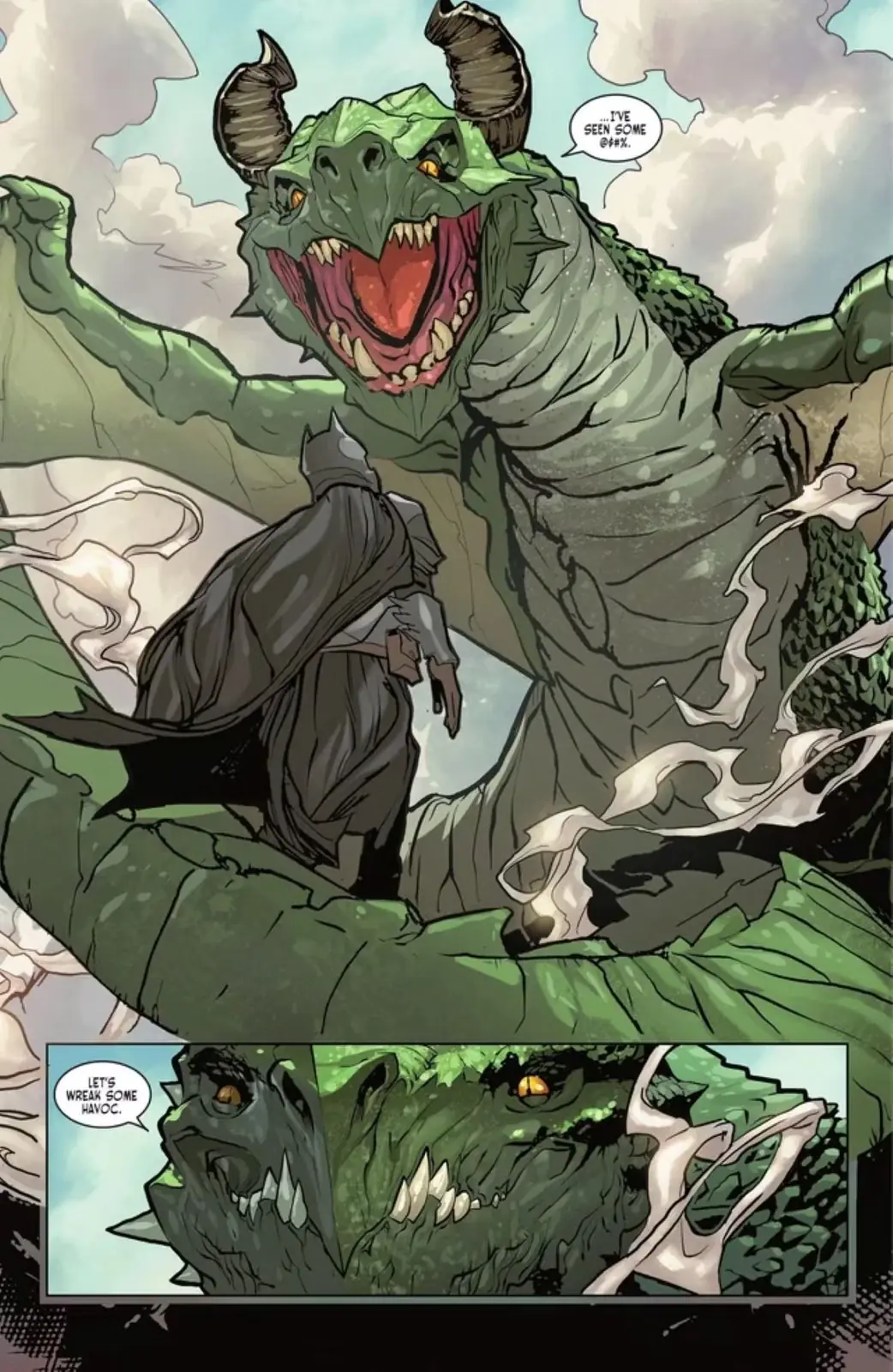 La forma del dragón de Chico Bestia de Dark Knights of Steel