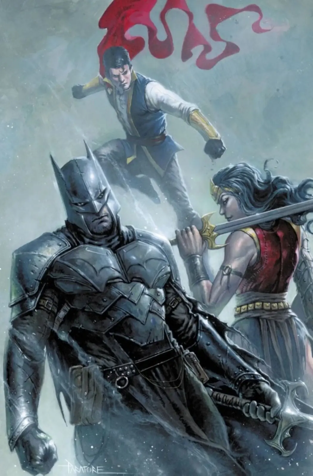 Portada variante de Dark Knights of Steel II #1
