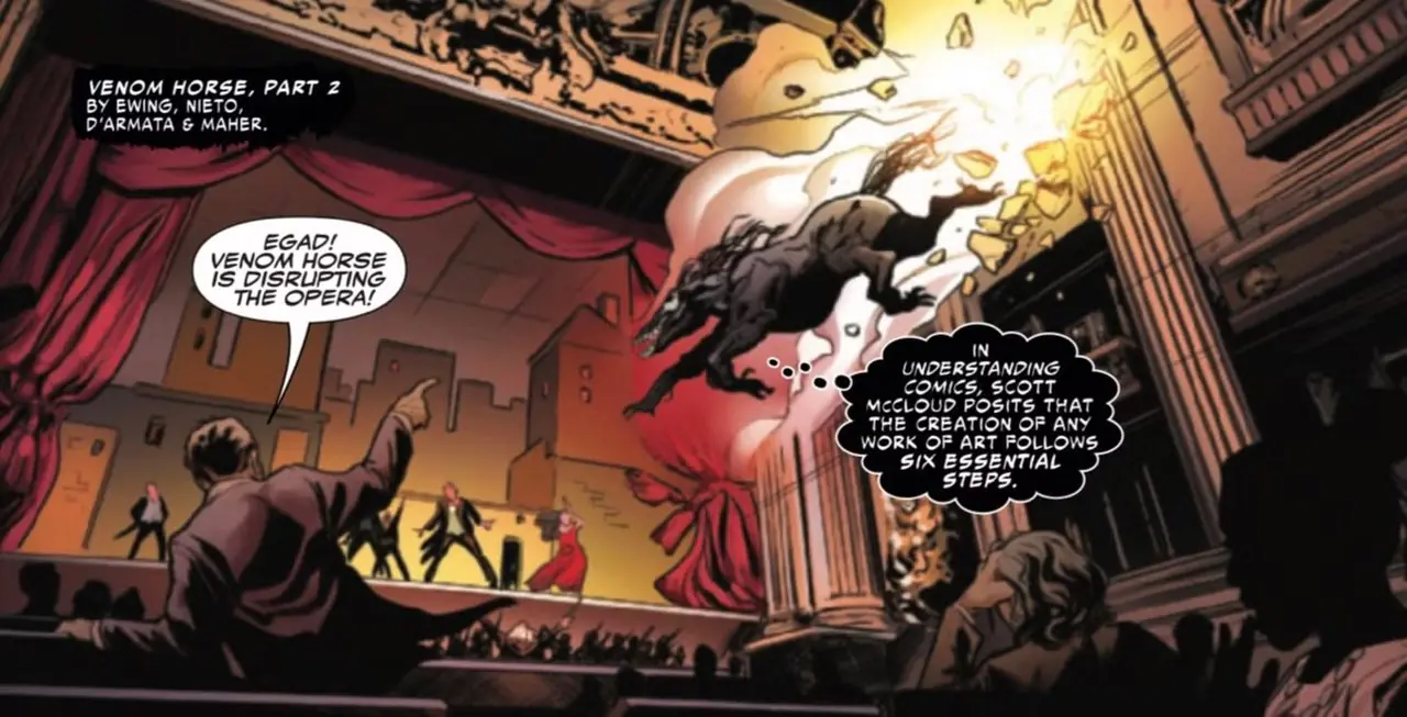 Ewing, Nieto, D'Armata 및 Maher의 Venom Horse 2 - Venom Horse는 Understanding Comics 참조를 통해 오페라 속으로 날아갑니다.
