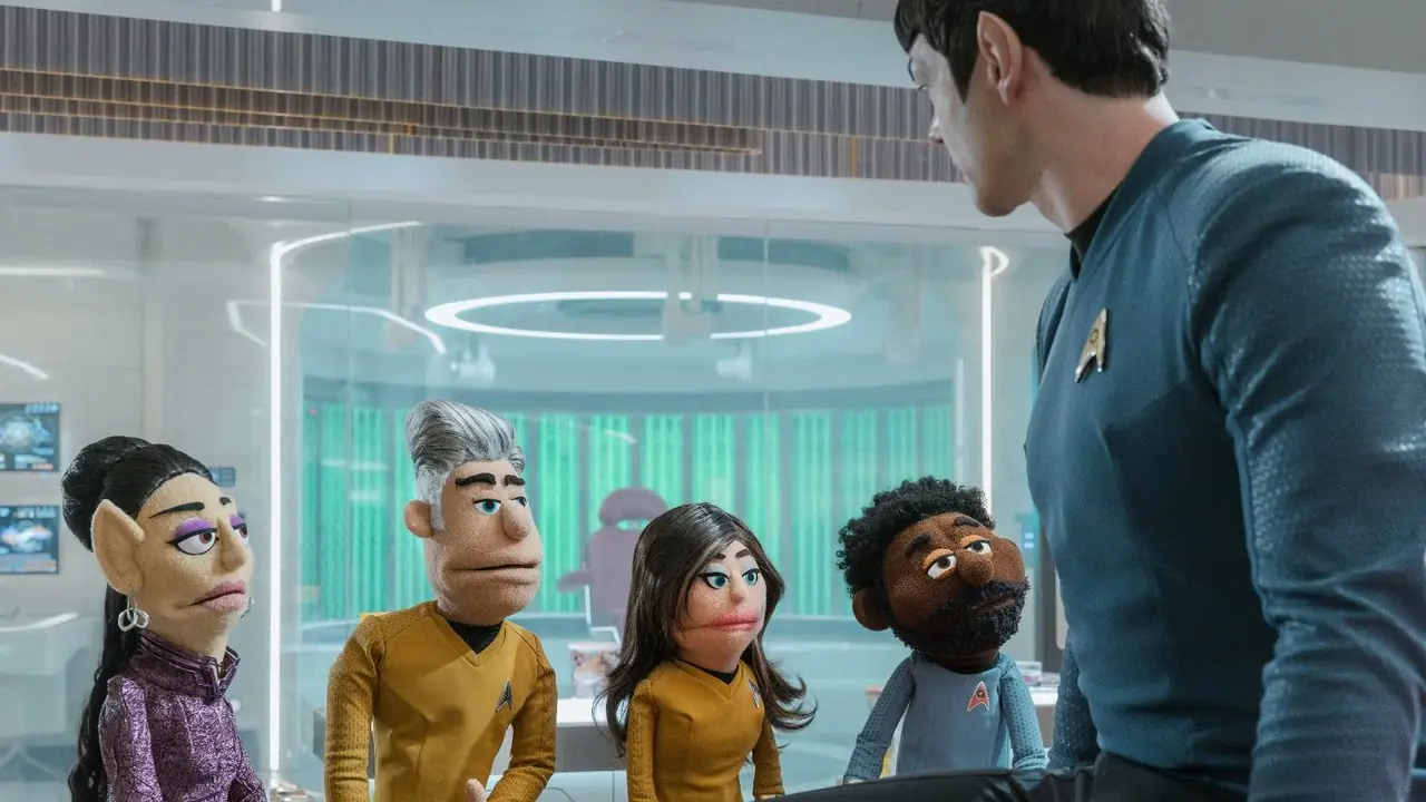Spock i marionetkowa załoga Star Trek Strange New Worlds
