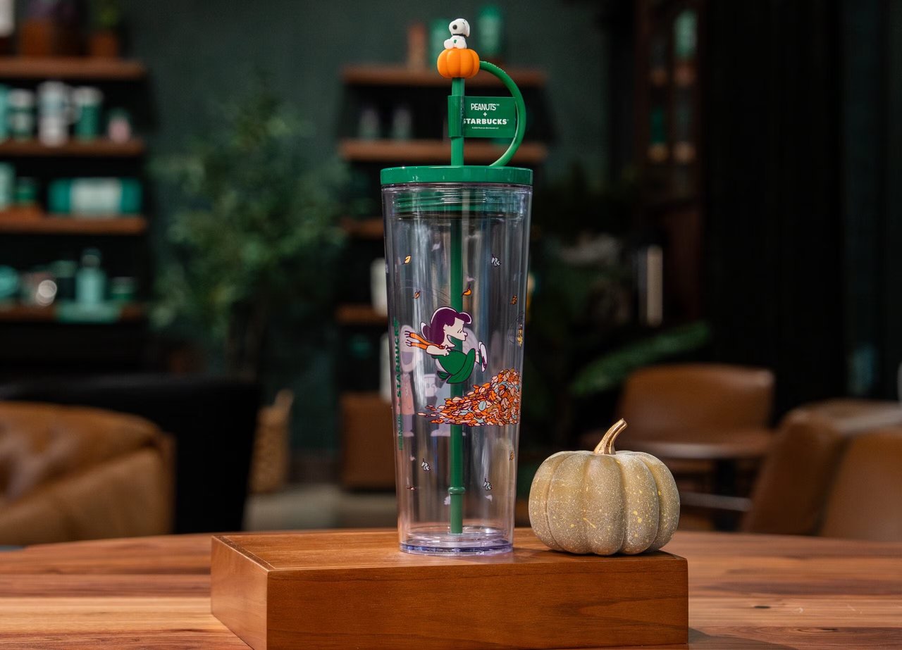 Peanuts X Starbucks 24-ounce heldere koude beker Met Charlie Brown en de bende