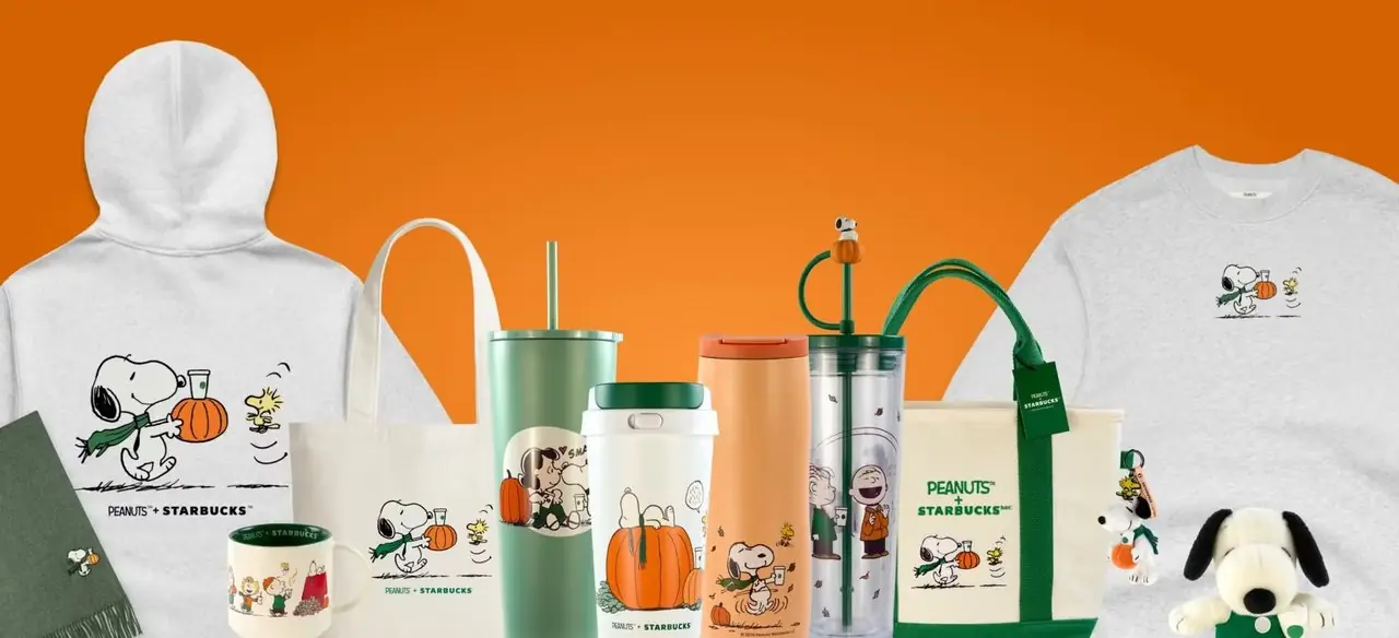 Peanuts X Starbucks-samenwerking Exclusieve merchandise Peanuts X Starbucks-samenwerking Exclusieve merchandise