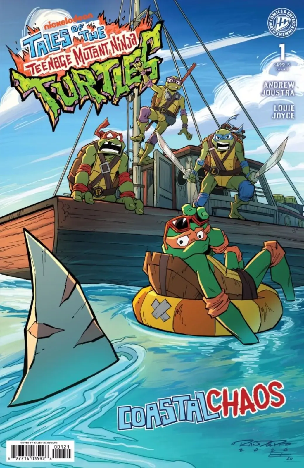 海岸混乱 TMNT #1 变体封面 1