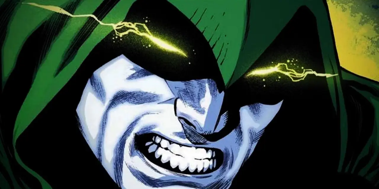 Лицо призрака из DC Comics Art