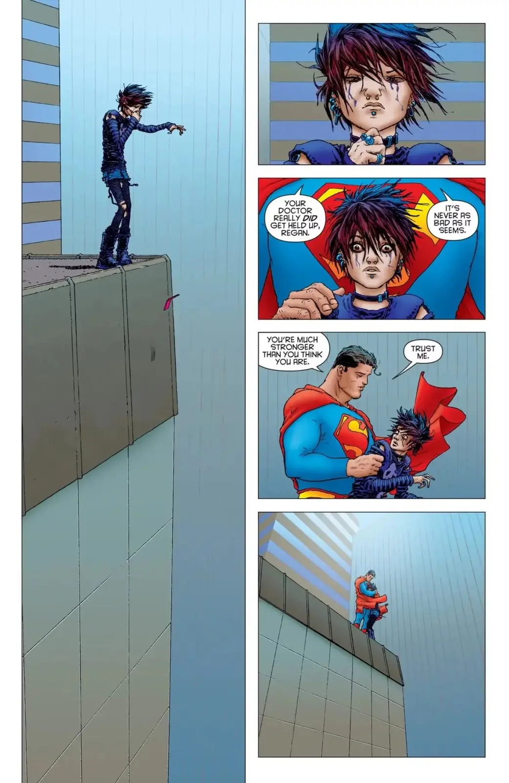 momento iconico di Superman all-star momento iconico di Superman all-star