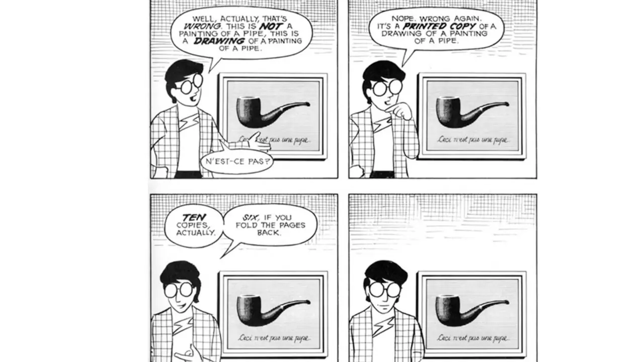 comprendere il momento dei fumetti sul tradimento delle immagini 2