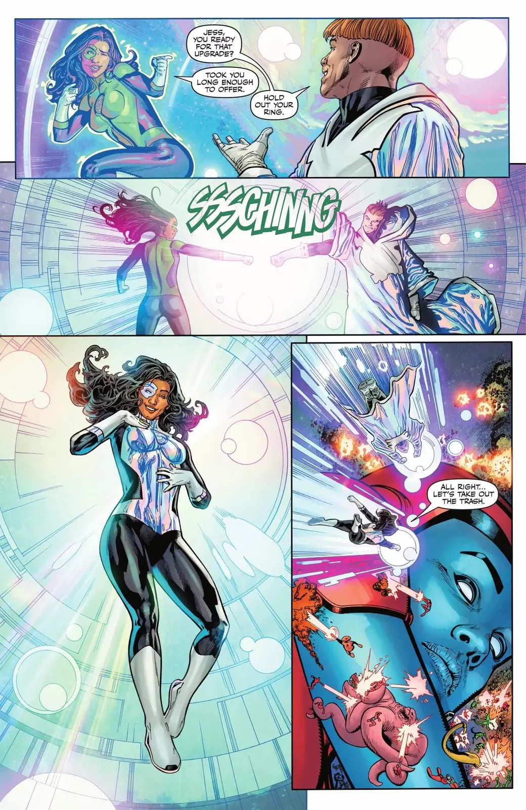 Jessica Cruz devient une Chrome Lantern dans DC Comics