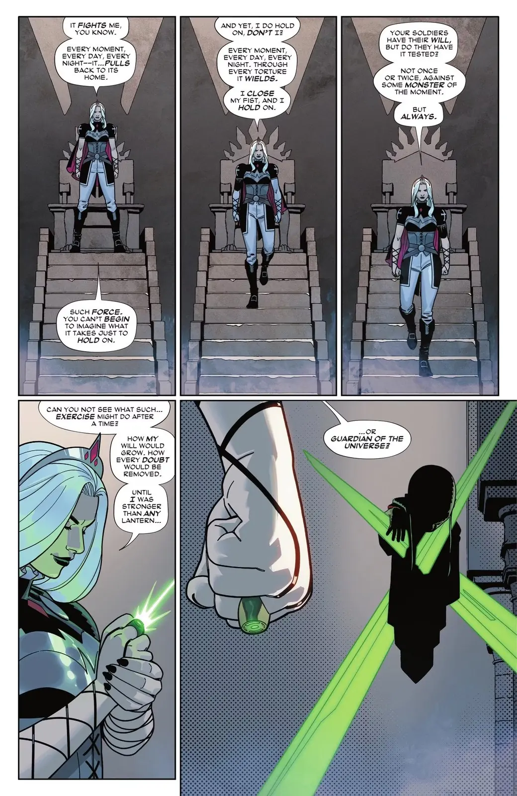 Die Matriarchin tötet in Wonder Woman #34 einen Wächter des Universums Die Matriarchin tötet in Wonder Woman #34 einen Wächter des Universums