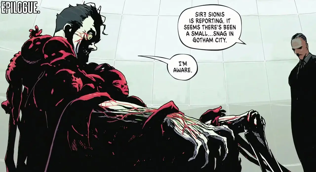 Transfusion sanguine absolue pour bébé Joker DC