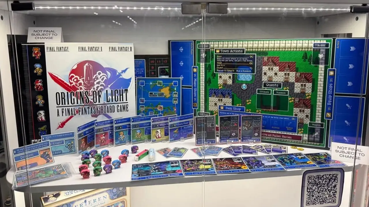 معاينة Final Fantasy Origins of Light من Gen Con