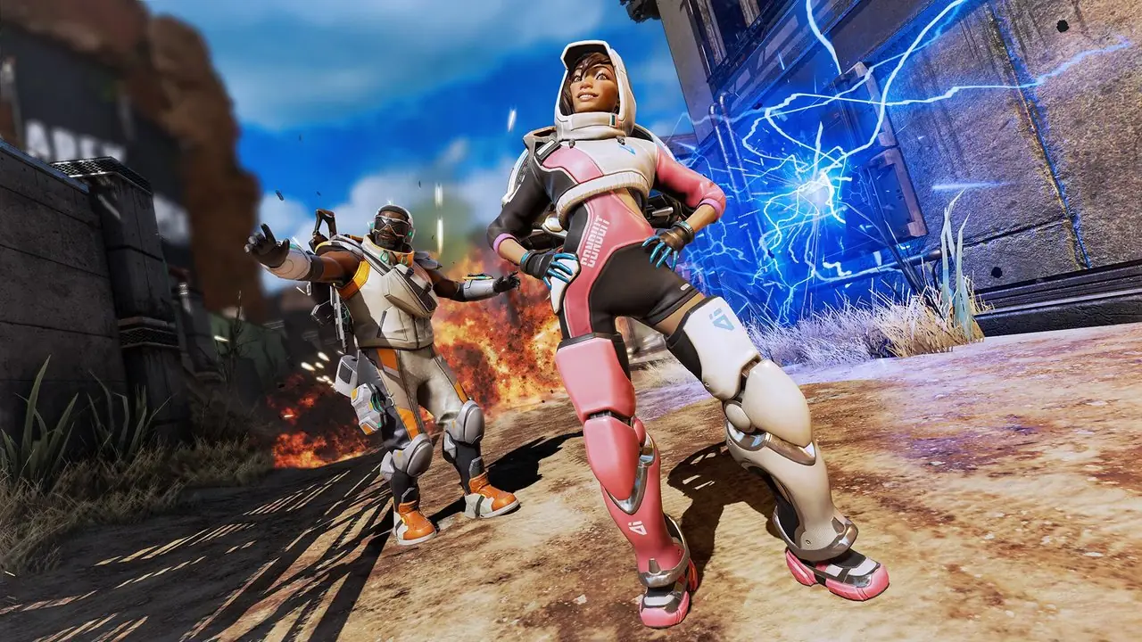 شخصية Apex Legends تقف خلفها بالكهرباء شخصية Apex Legends تقف خلفها بالكهرباء