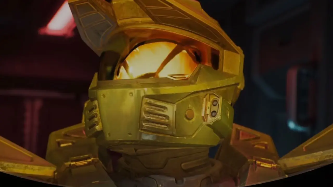 قناع برتقالي من HALO CE Master Chief Closeup