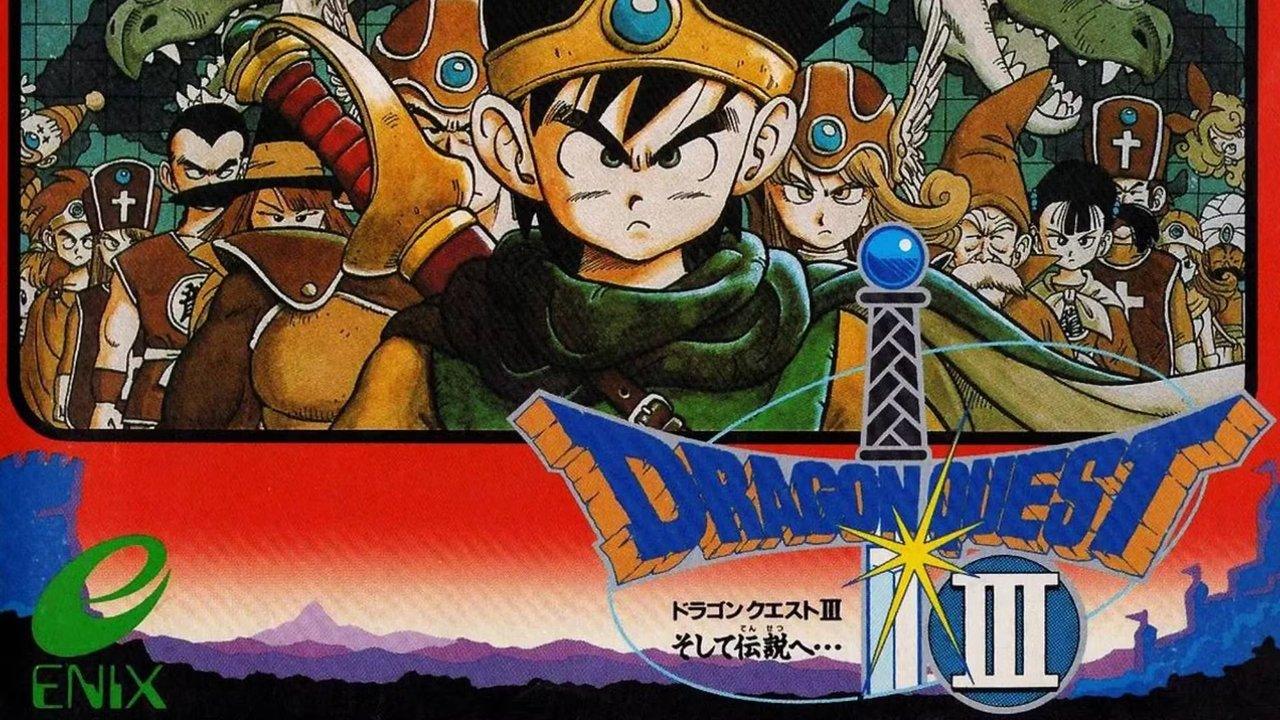 La carátula de la versión NES de Dragon Quest 3.