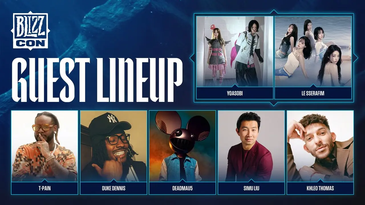 BlizzCon 2026 gjesteoppstilling BlizzCon 2026 gjesteoppstilling