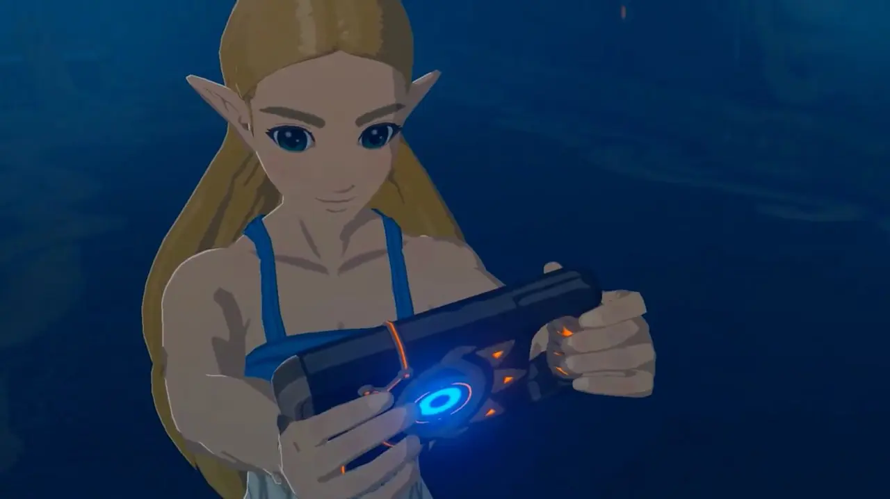 이미지는 Breath of the Wild: Zelda's Ballad 모드의 게임 플레이를 보여줍니다.