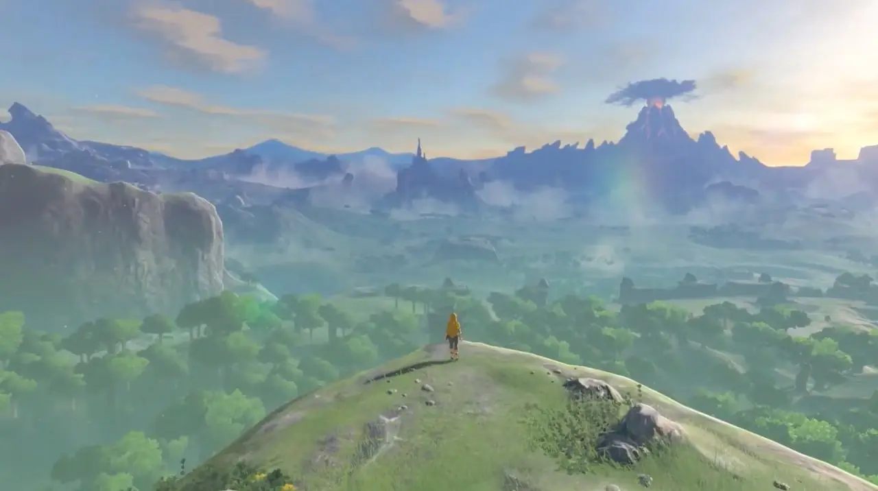 이미지는 Breath of the Wild: Zelda's Ballad 모드의 게임 플레이를 보여줍니다.