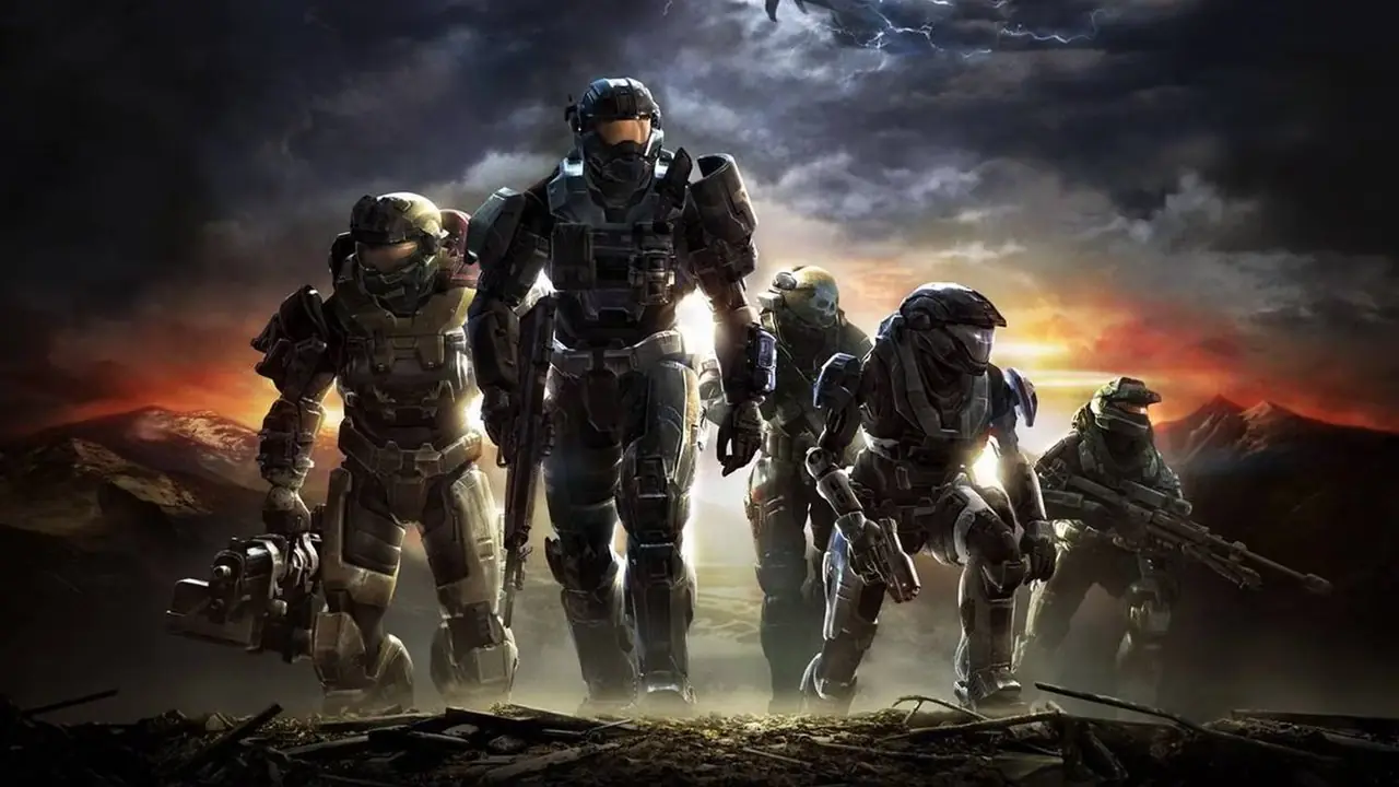 Halo Reach karaktär banner Halo Reach karaktär banner