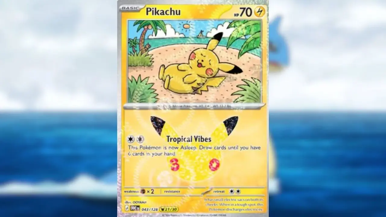 Pikachu Card 30-årsjubileum
