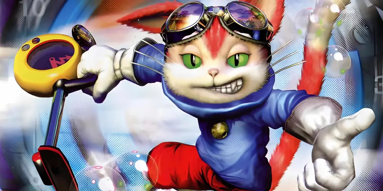 Blinx, el gato antropomórfico de Blinx The Time Sweeper. Blinx, el gato antropomórfico de Blinx The Time Sweeper.