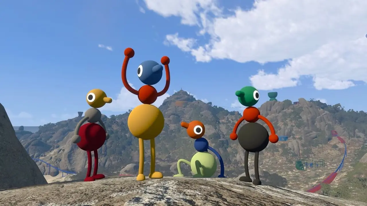Impreza Big Walk podekscytowana na wzgórzu