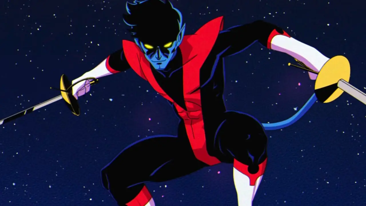 أدريان هوغ يحلل معضلات السفر عبر الزمن التي يواجهها Nightcrawler في الموسم الثاني من X‑Men ’97