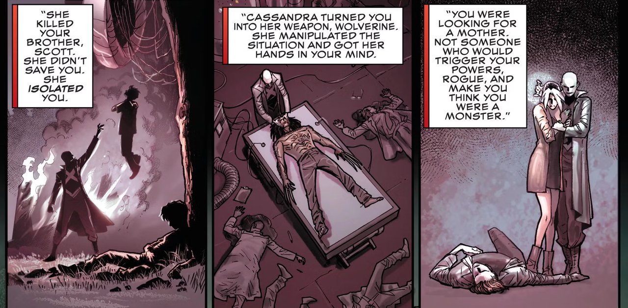 Cassandra Nova, X-Men'i yozlaştırıyor Cassandra Nova, X-Men'i yozlaştırıyor