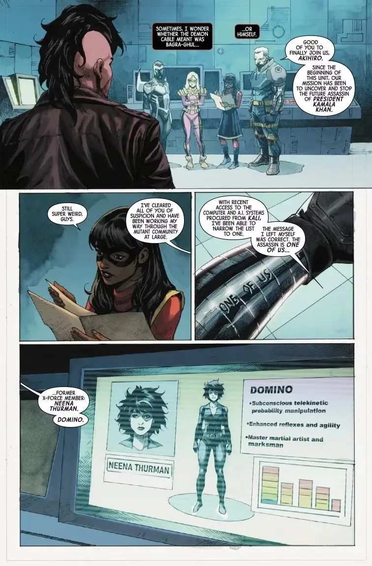 Cable revela que Domino es el culpable en Inglorious X-Force #9
