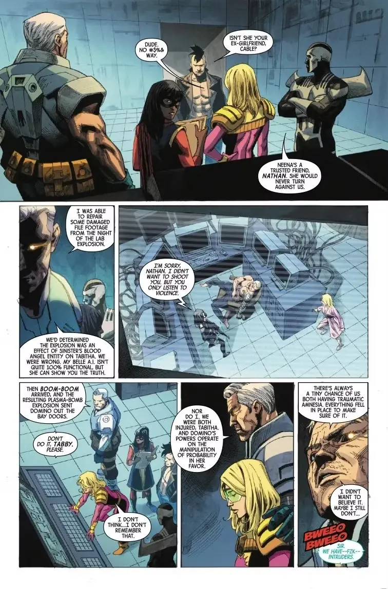 Cable revela imágenes de Domino en Inglorious X-Force #9